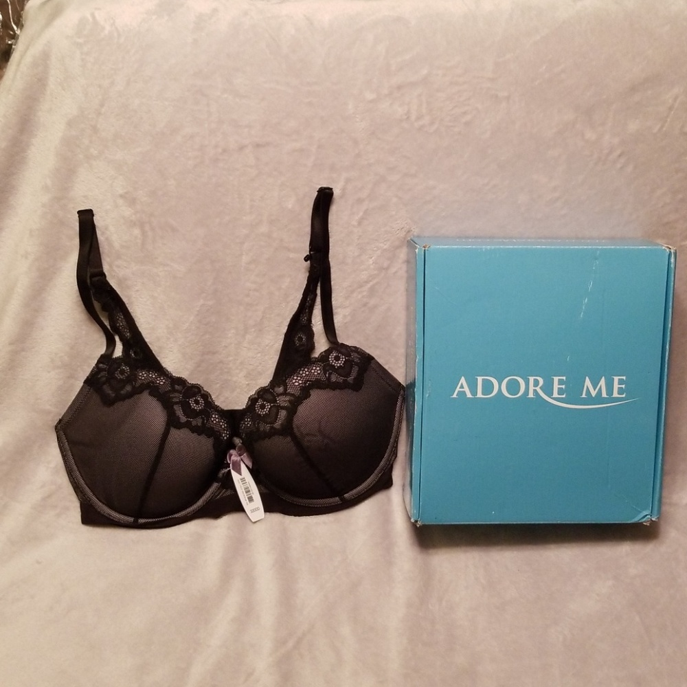 NWT Ophira Adore Me Bra Black